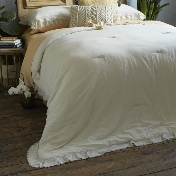 Patina Vie Frayed Edge Comforter Set